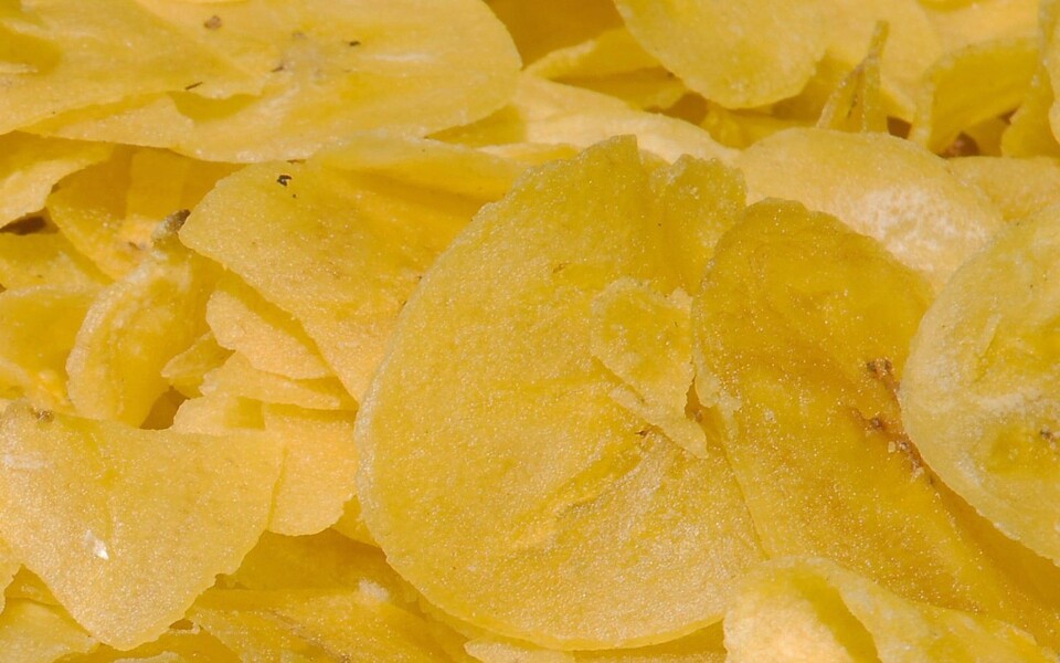 Reporte de innovación de snack de plátano en aceite de coco y sal rosada en India